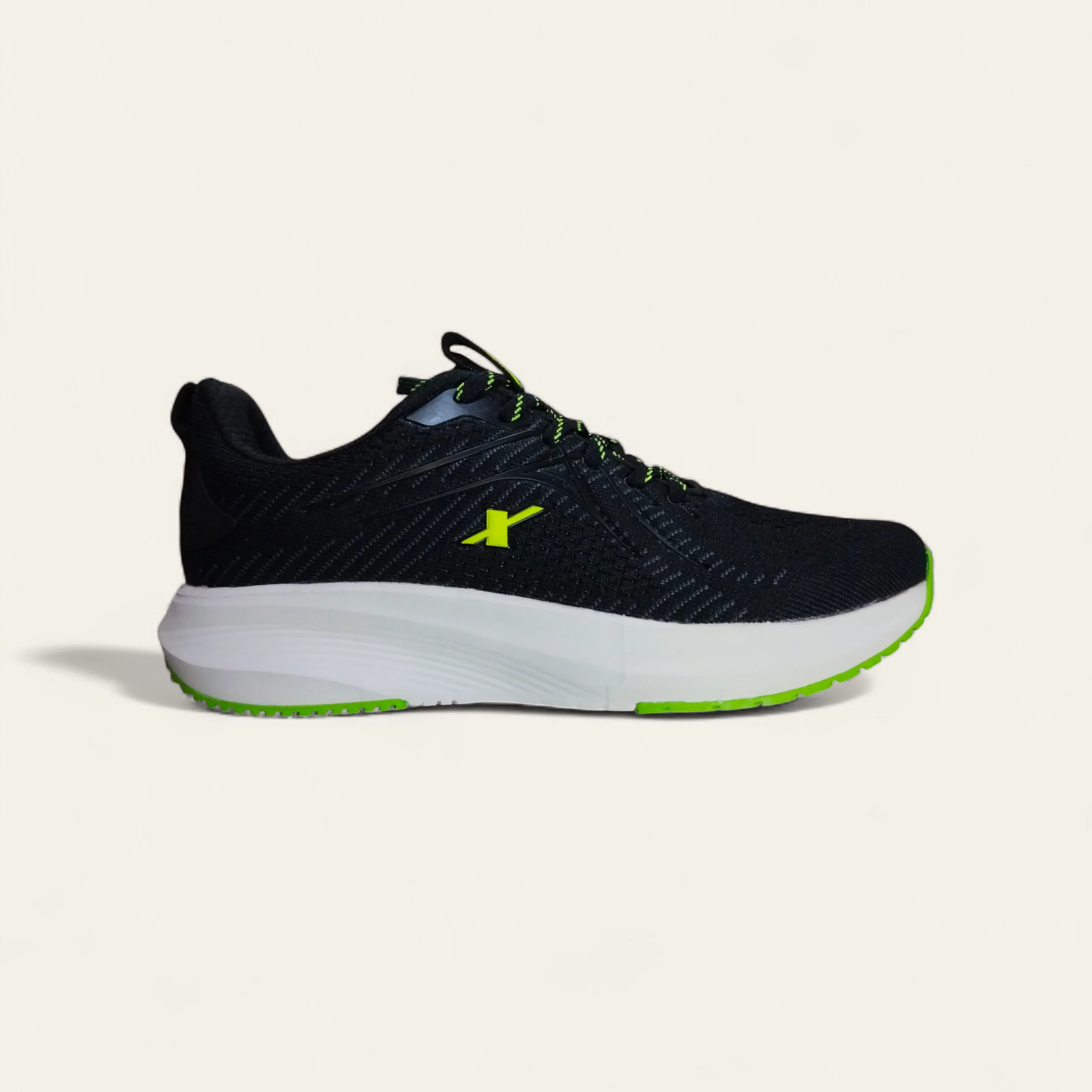 Sparx SM834 Black/N.Green - Men's Running Shoes