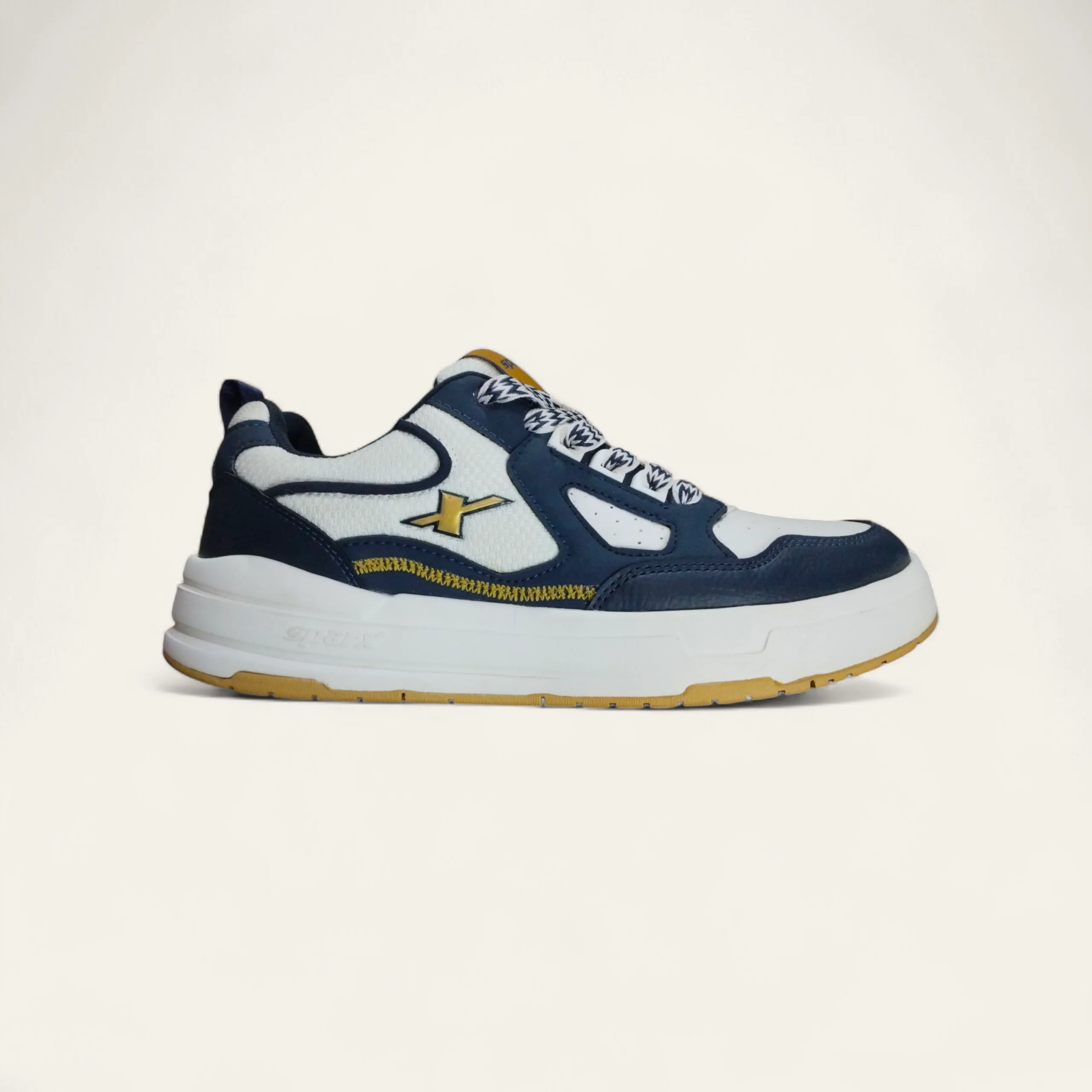 Sparx SM957 N.Blue/Gold - Men's Casual Sneakers