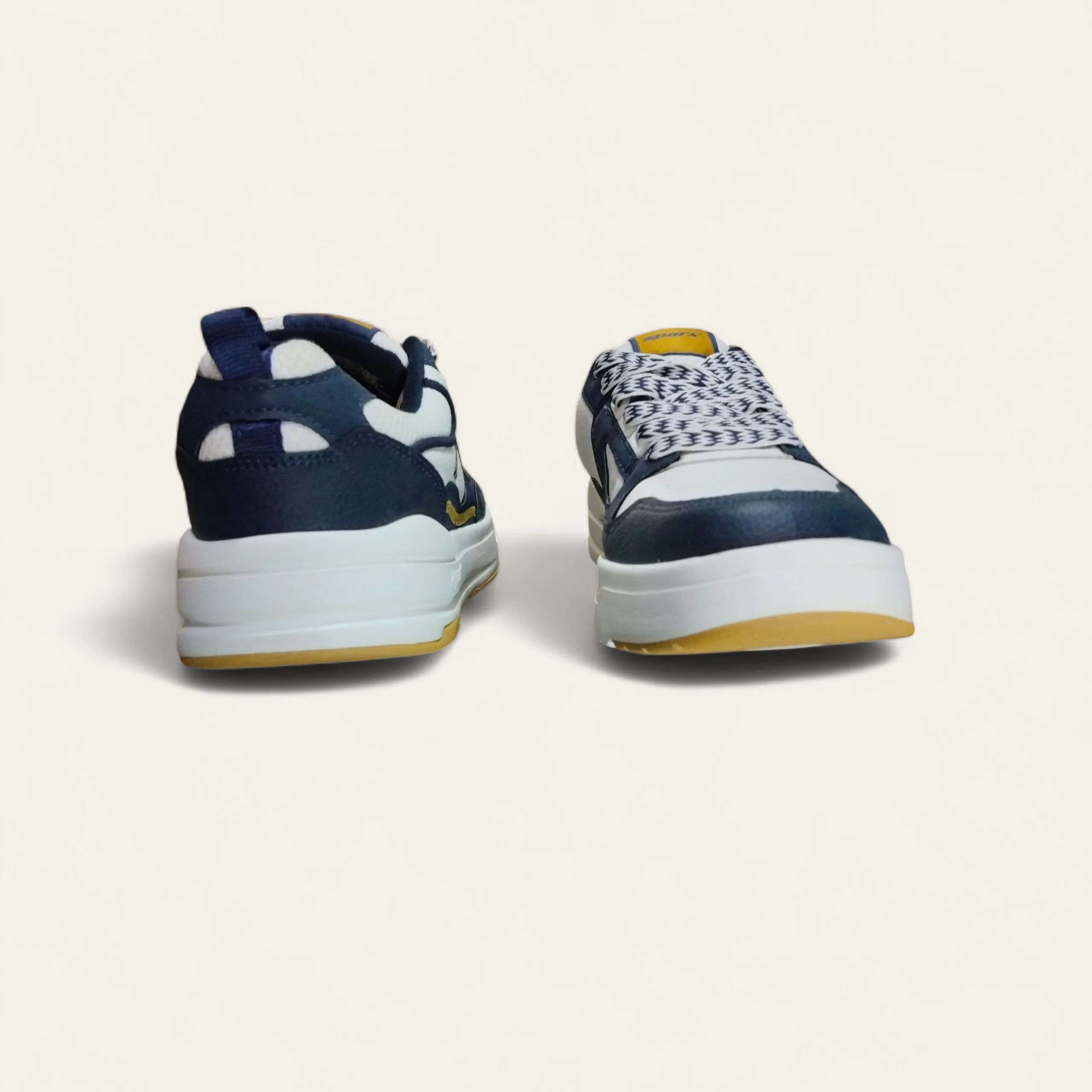 Sparx SM957 N.Blue/Gold - Men's Casual Sneakers
