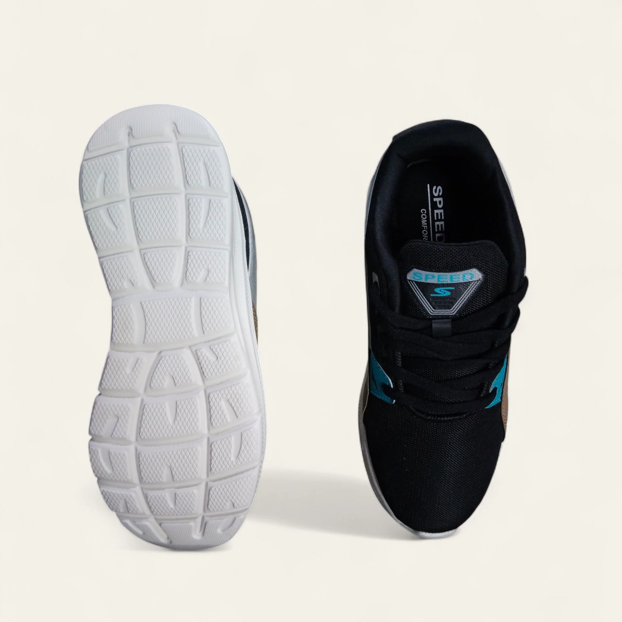 Speed Anchor Black/White - Men's Sports Shoes