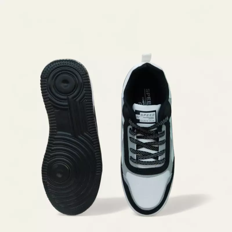 Speed Calvin Black/White - Men's Casual Sneakers