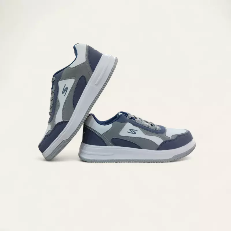 Speed Calvin White/Slate - Men's Casual Sneakers