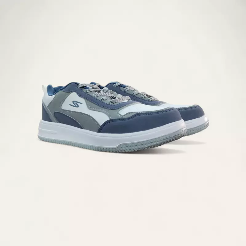 Speed Calvin White/Slate - Men's Casual Sneakers