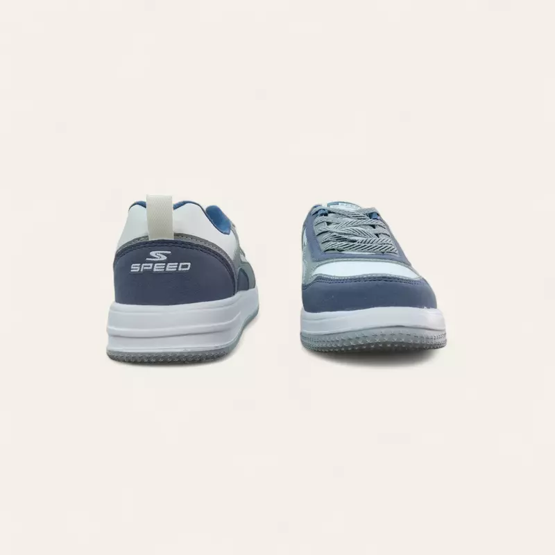 Speed Calvin White/Slate - Men's Casual Sneakers