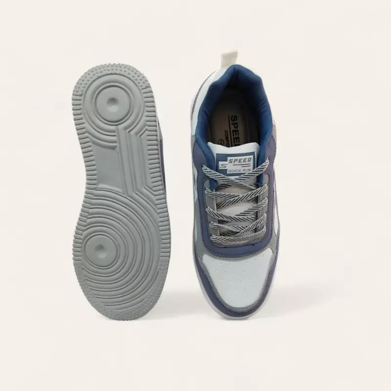 Speed Calvin White/Slate - Men's Casual Sneakers