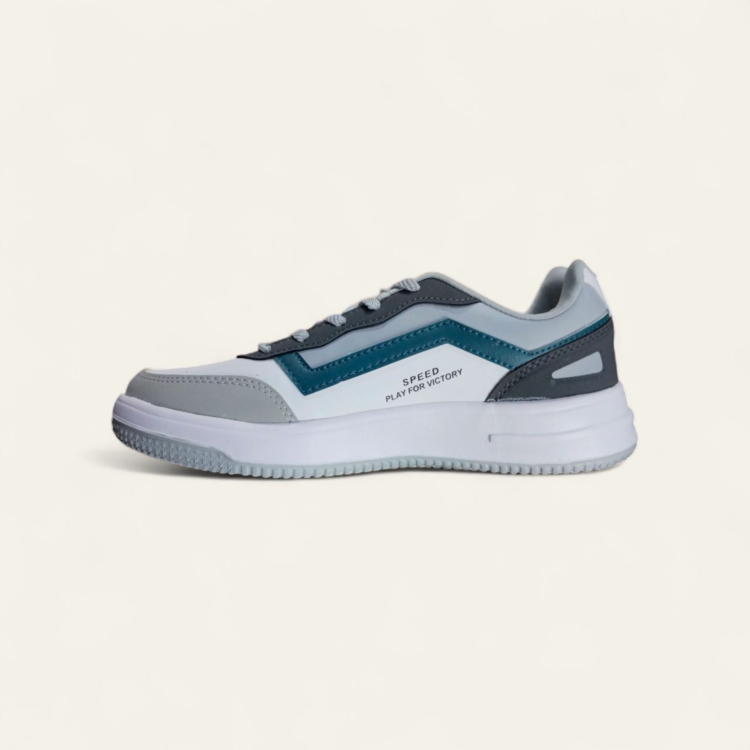 Speed Everyday White/Grey - Men's Casual Sneakers