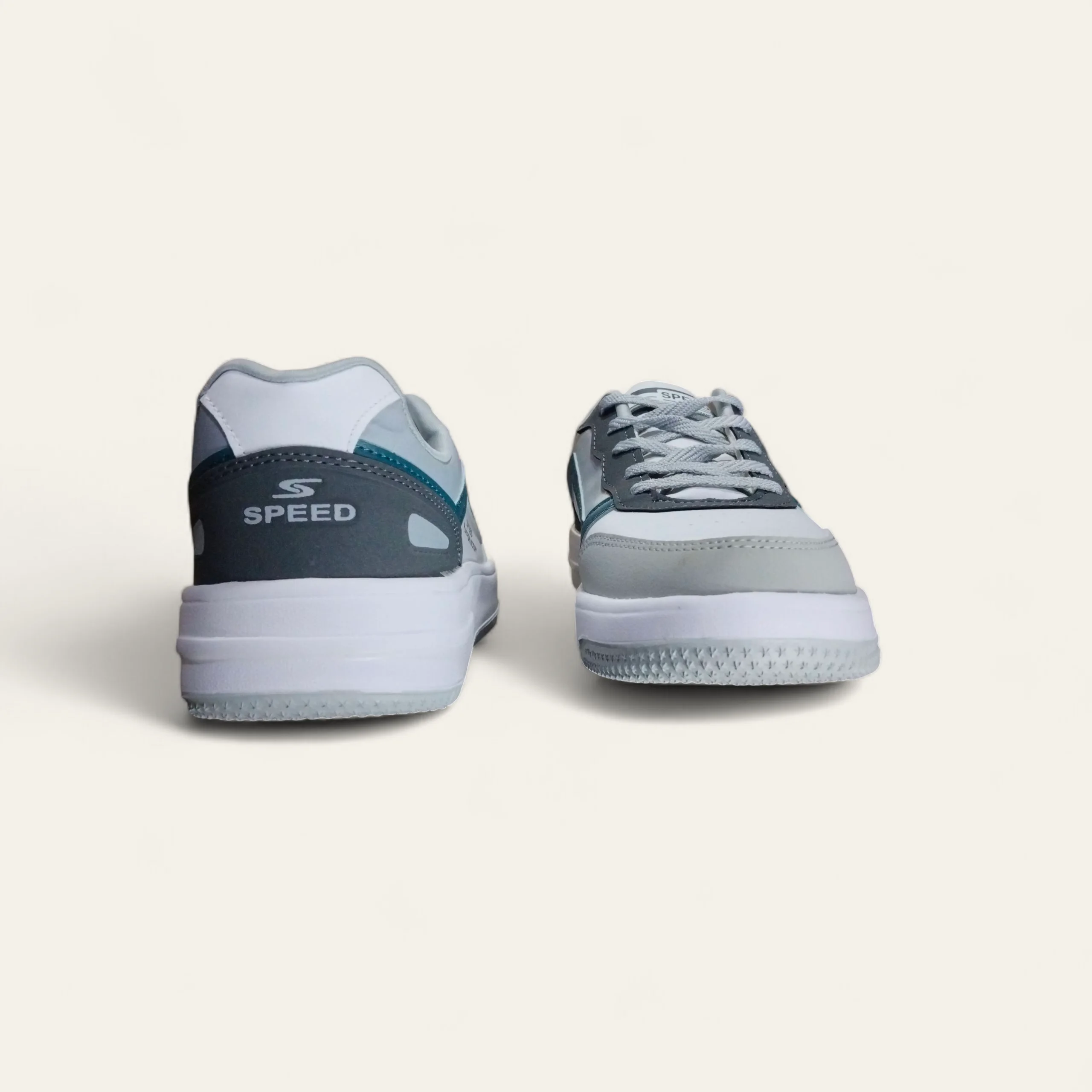 Speed Everyday White/Grey - Men's Casual Sneakers
