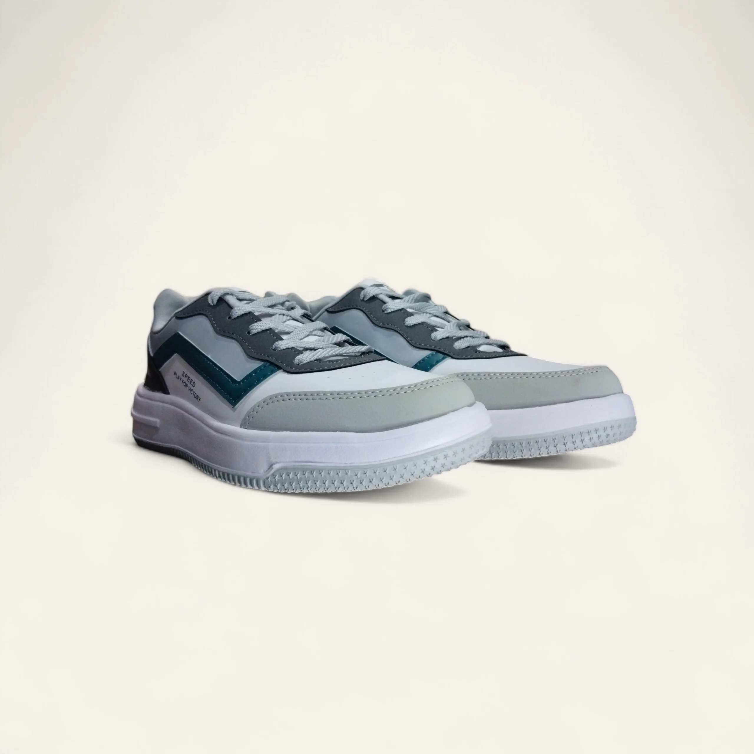 Speed Everyday White/Grey - Men's Casual Sneakers