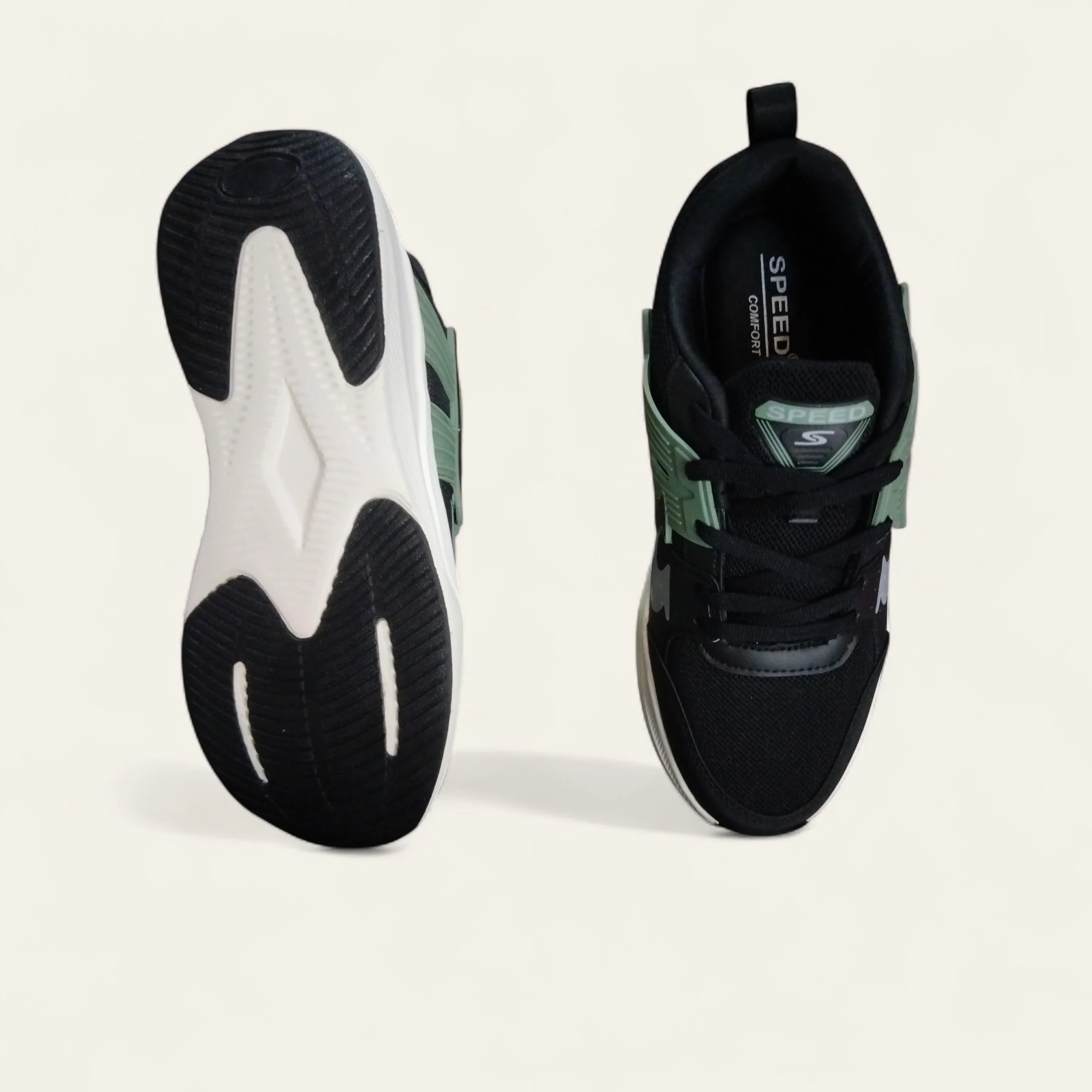 Speed Soldier Black/Pista - Men's Sports Shoes