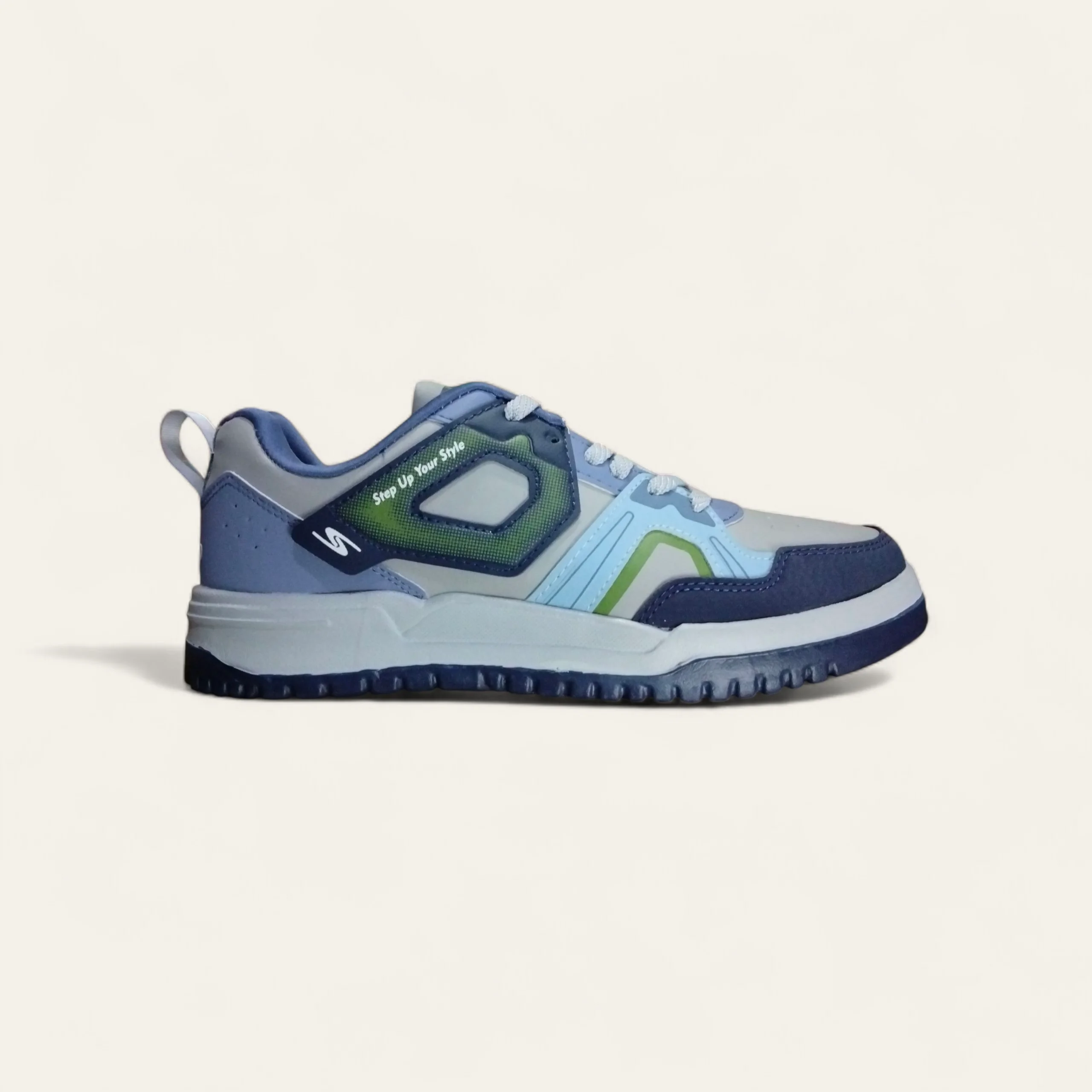 Speed Splash Grey/Blue - Men's Casual Sneakers