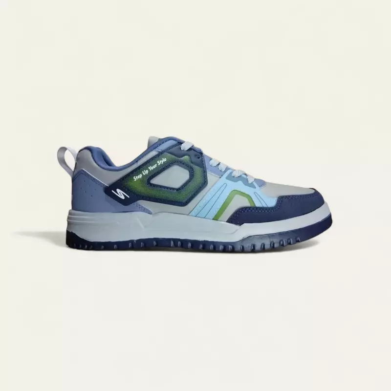 Speed Splash Grey/Blue - Men's Casual Sneakers