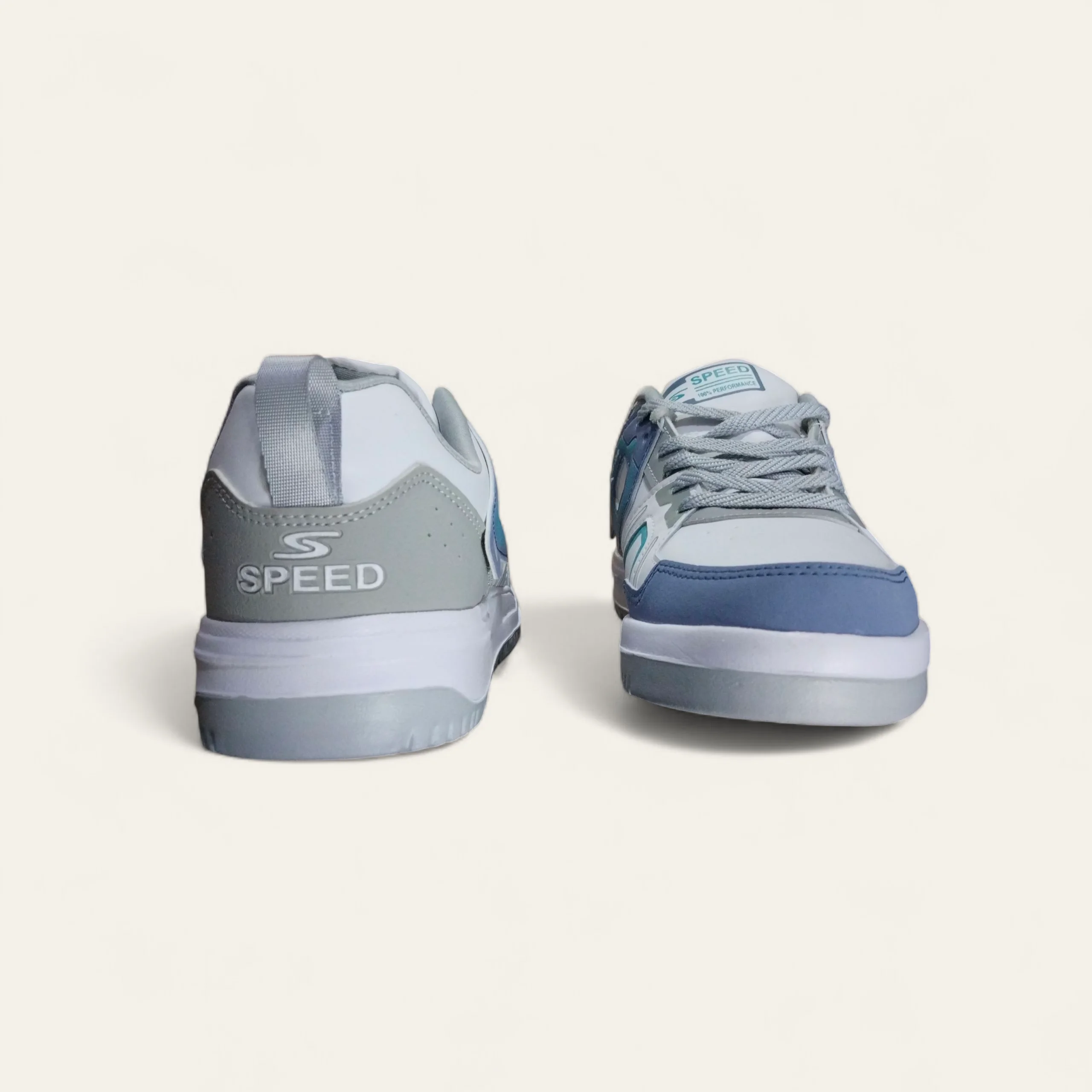 Speed Splash White/R.Slate - Men's Casual Sneakers