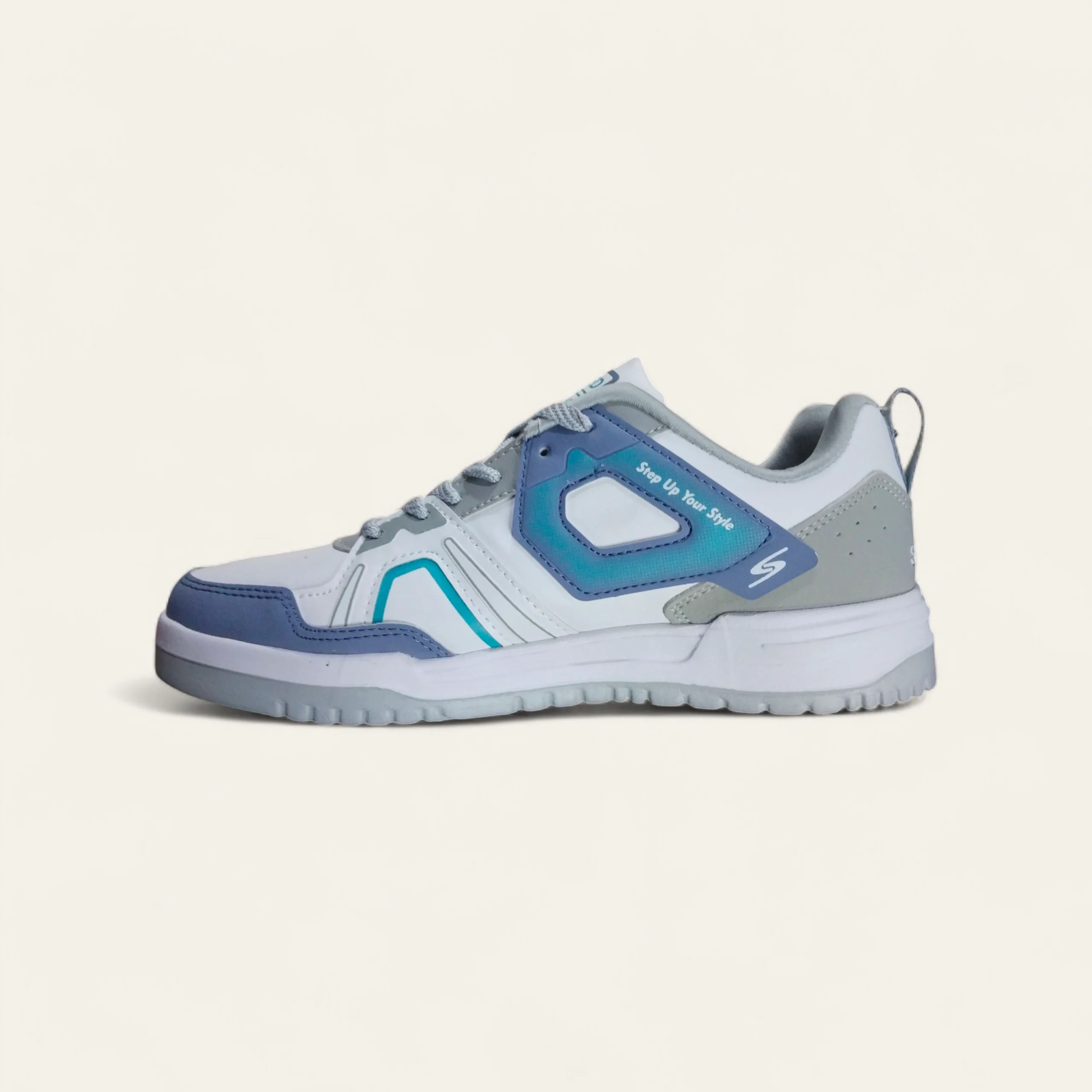 Speed Splash White/R.Slate - Men's Casual Sneakers