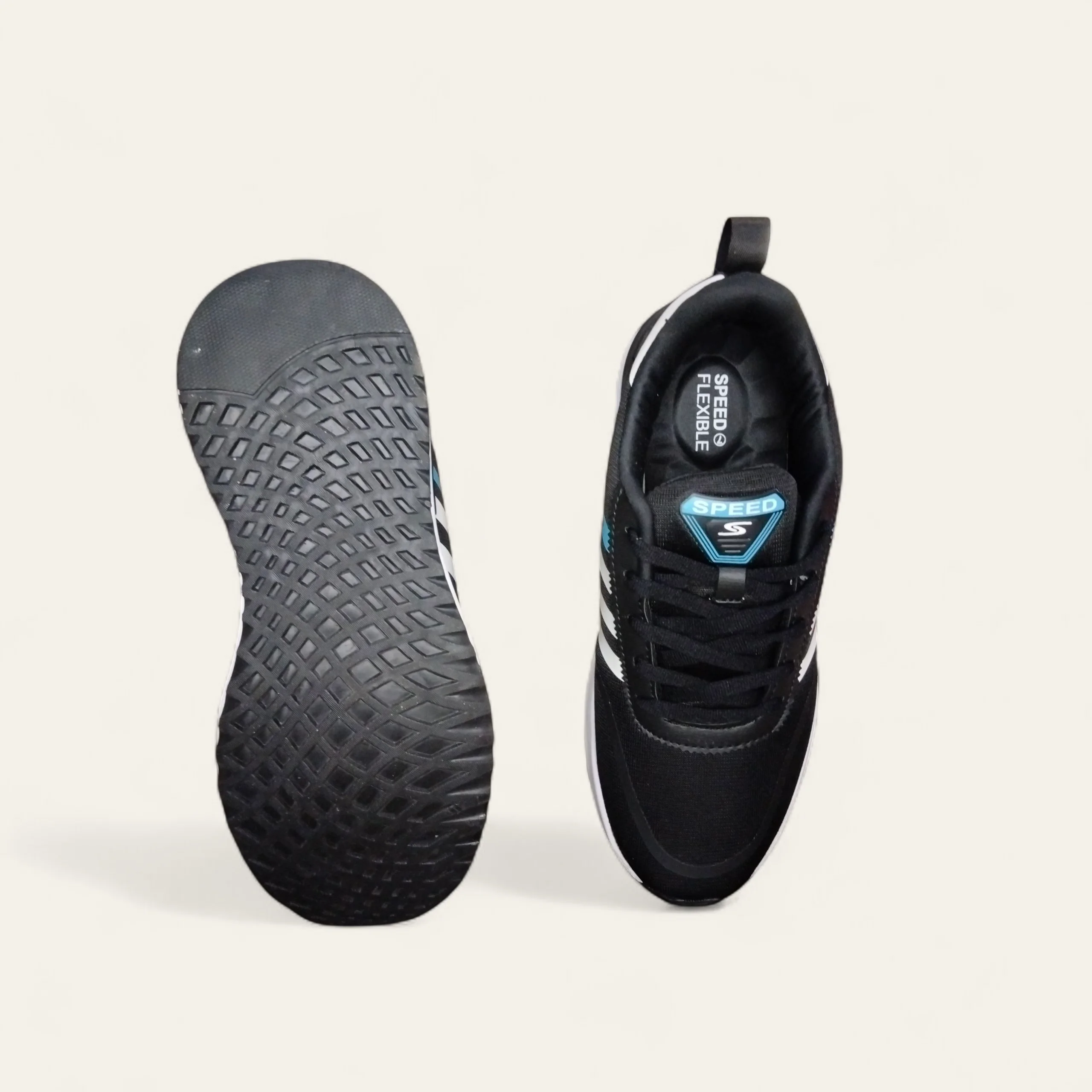 Speed Vitara Black/White - Men's Running Shoes