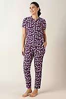 Amante Half-sleeves Sleep Pyjama Set SLP02901