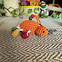Crochet Spider Key Chain