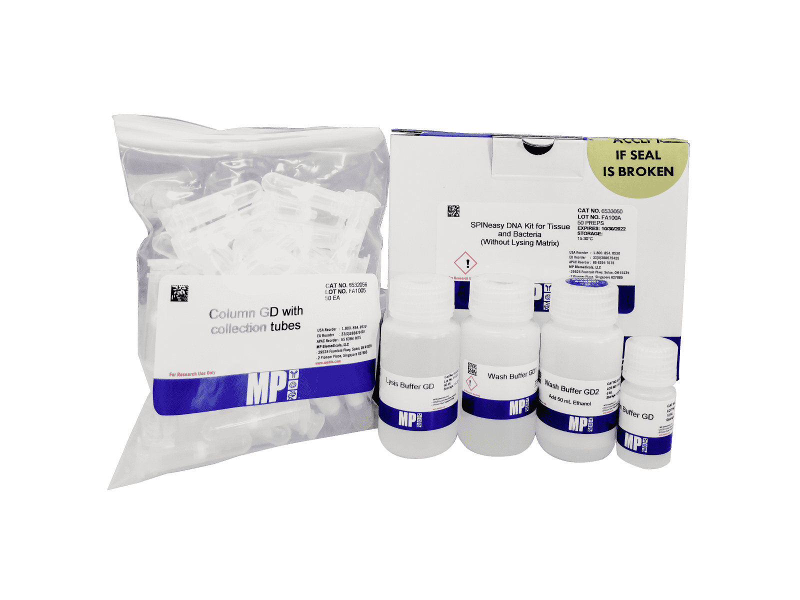 SPINeasy® DNA Kit for Tissue & Bacteria (Without Lysing Matrix) 50preps MP