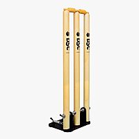 CRICKET ACCESSORIES DSC SPRING STUMP SET OF 3 WITH IRON BASE CRICKET ACCESSORIES DSC SPRING STUMP SET OF 3 WITH IRON BASE