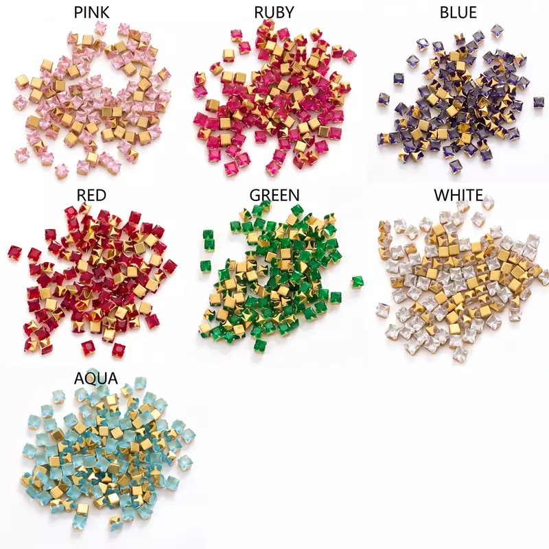 Fitting Stone Square 4MM