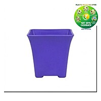Square Plastic Plant Pot | Indoor & Decorative Planter | 3.25 inch