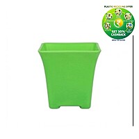 Square Plastic Plant Pot | Indoor & Decorative Planter | 3.25 inch