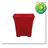 Square Plastic Plant Pot | Indoor & Decorative Planter | 3.25 inch