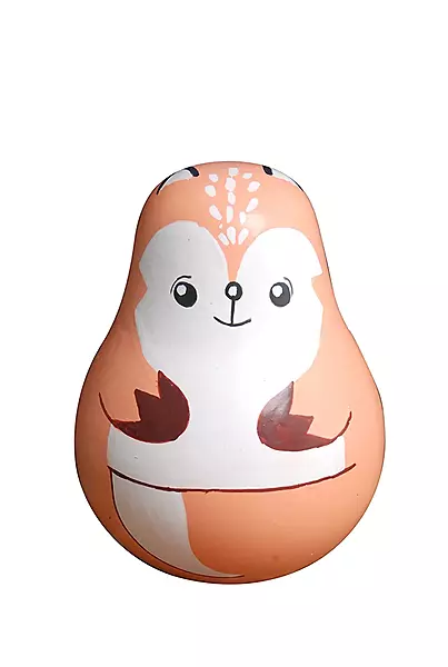 Wooden Squirrel Roly Poly Toy(1 Year+)