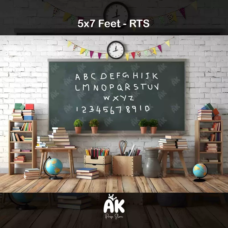 Busy Classroom - 5x7 Feet