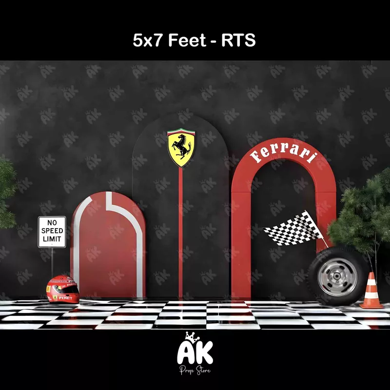 Ferrari Raceway - 5x7 Feet
