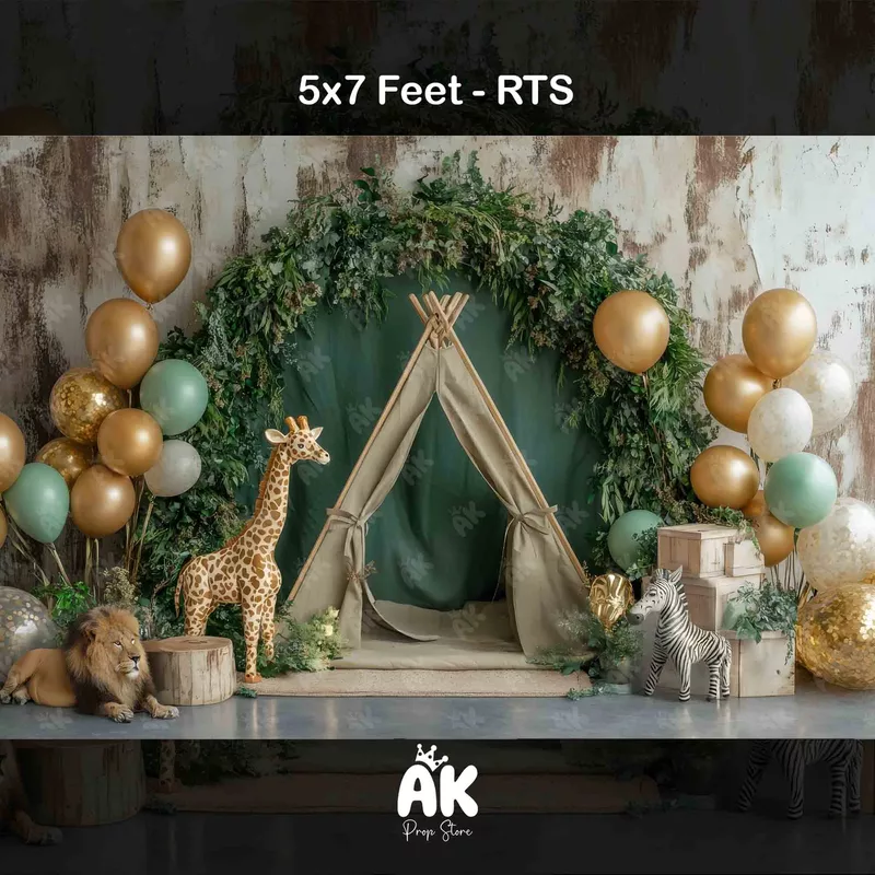 Safari Treats - 5x7 Feet