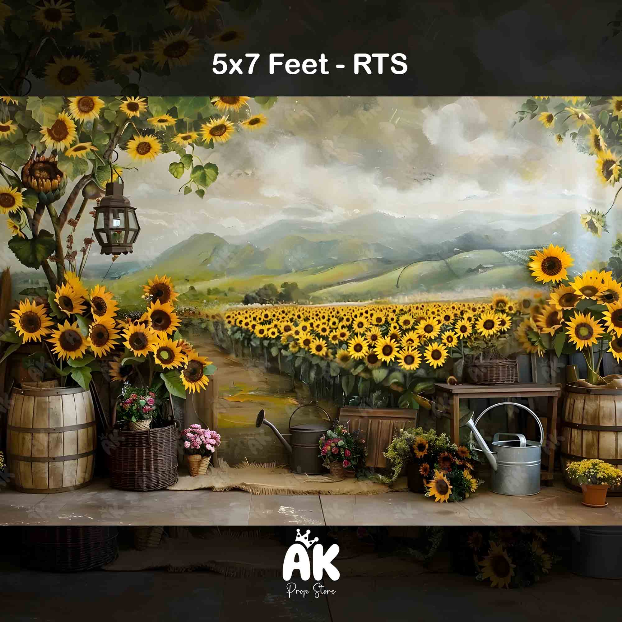 Sunny Garden - 5x7 Feet