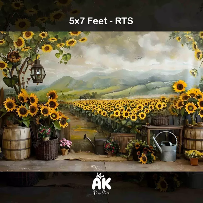 Sunny Garden - 5x7 Feet