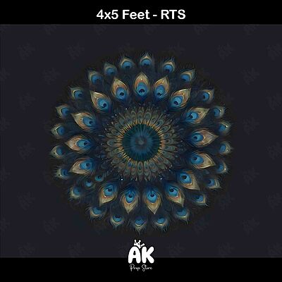 Feather Flower- 4x5 Feet