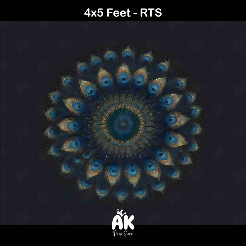 Feather Flower- 4x5 Feet