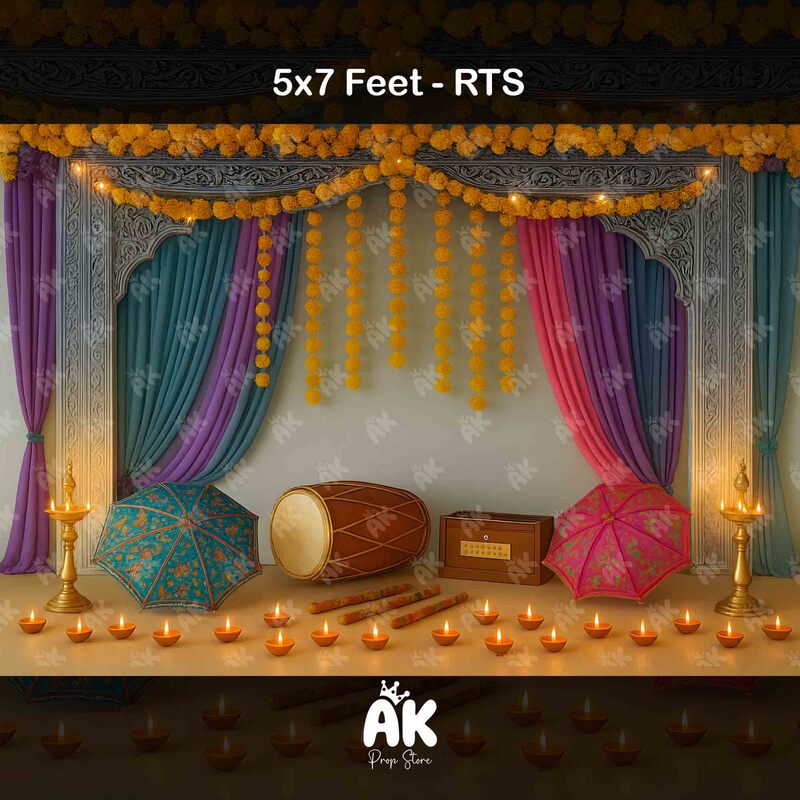 Navratri V2 5x7 Feet