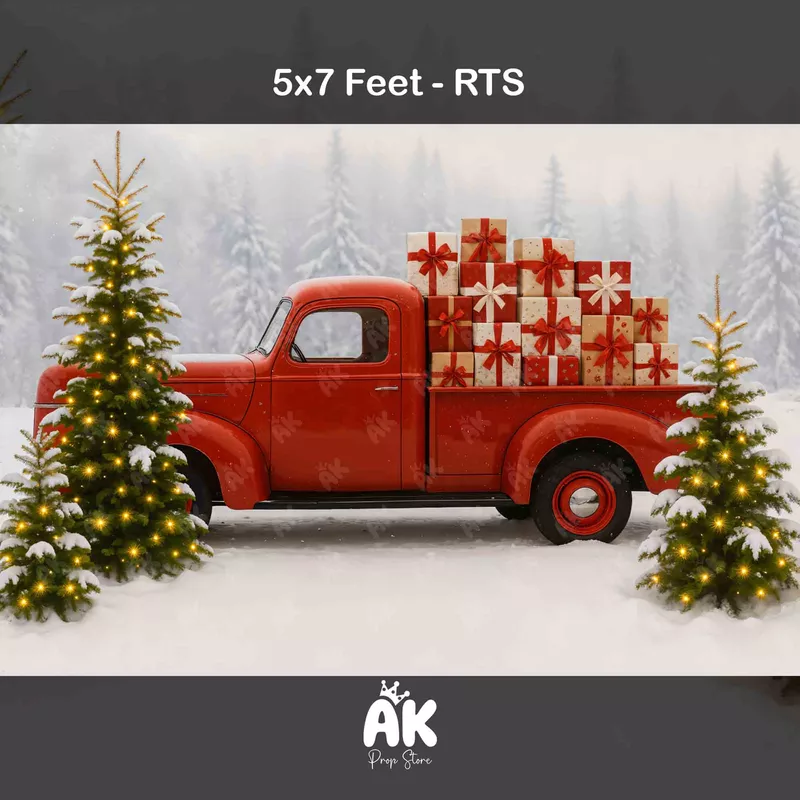 Santa Car 5x7 Feet