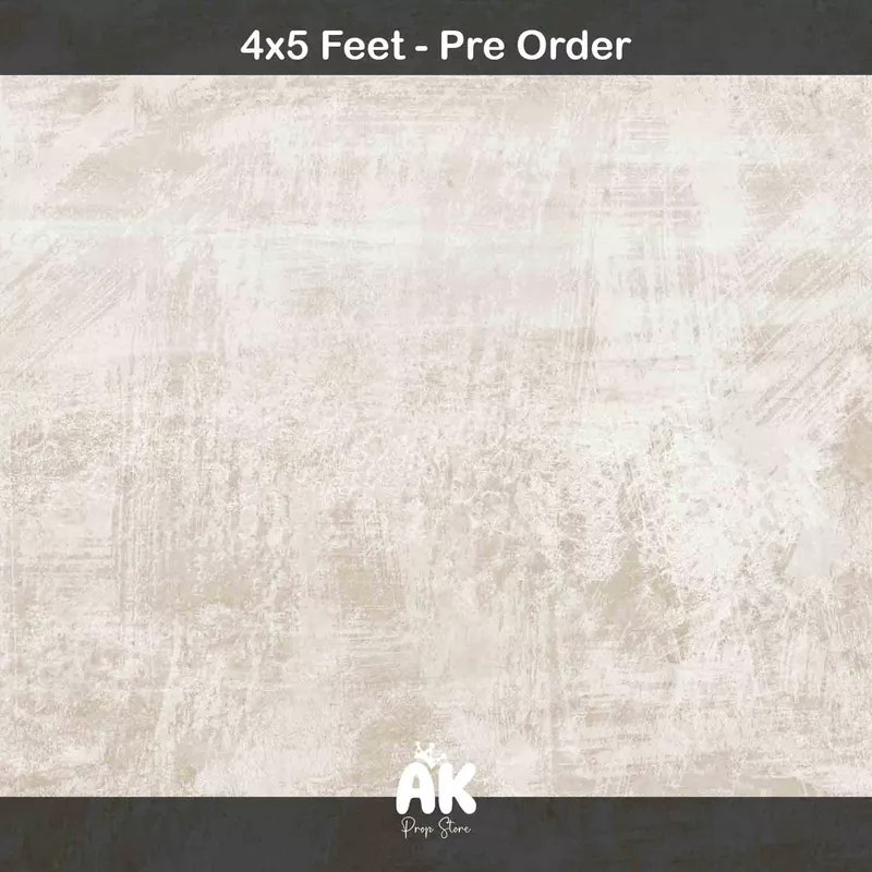 White Grunge Wall - 4x5 Feet (PRE-ORDER)