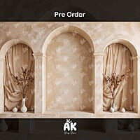 Beige Arch Wall (PRE-ORDER)