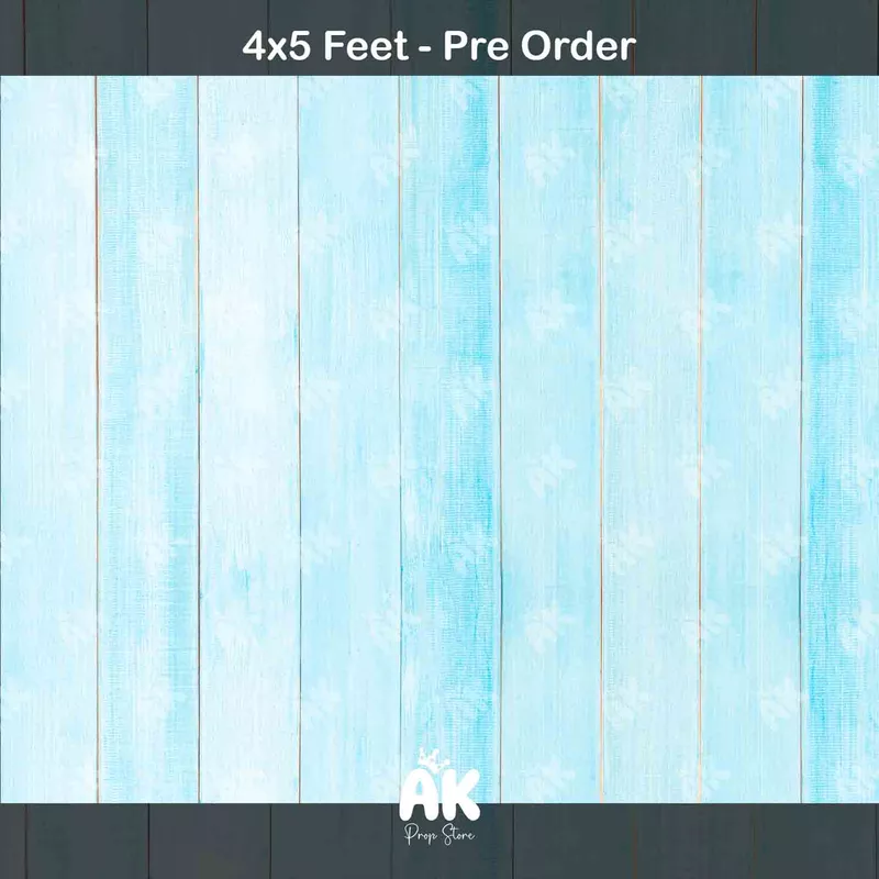 Blue Wood Planks - 4x5 Feet (PRE-ORDER)