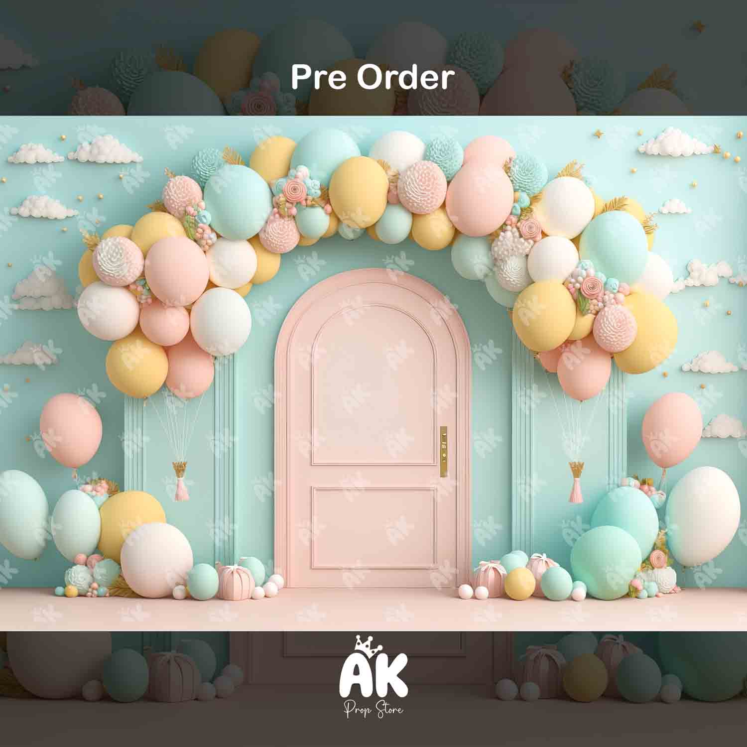 Cloudy Balloon Door (PRE-ORDER)