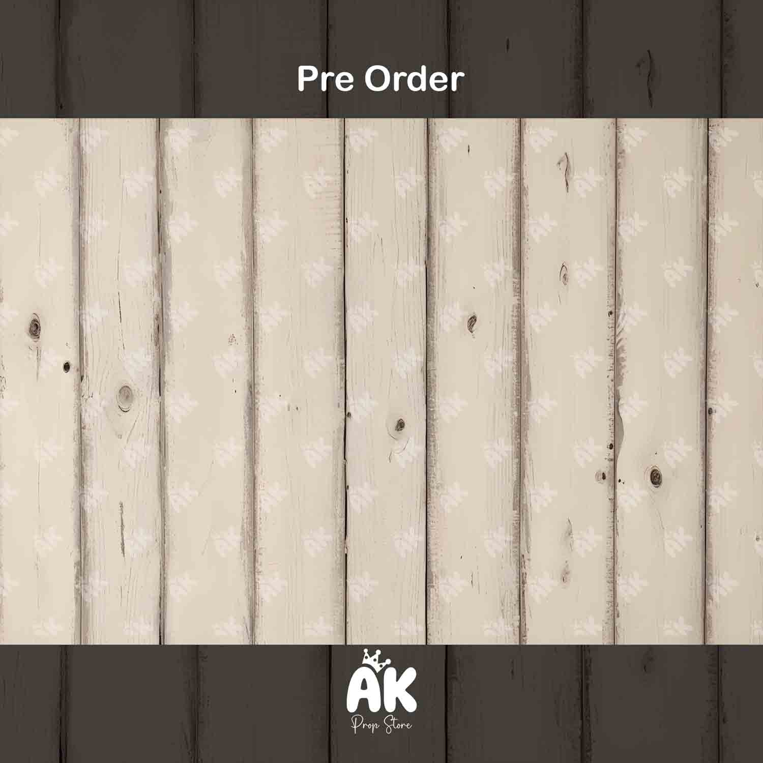 Cream Wood Planks (PRE-ORDER)