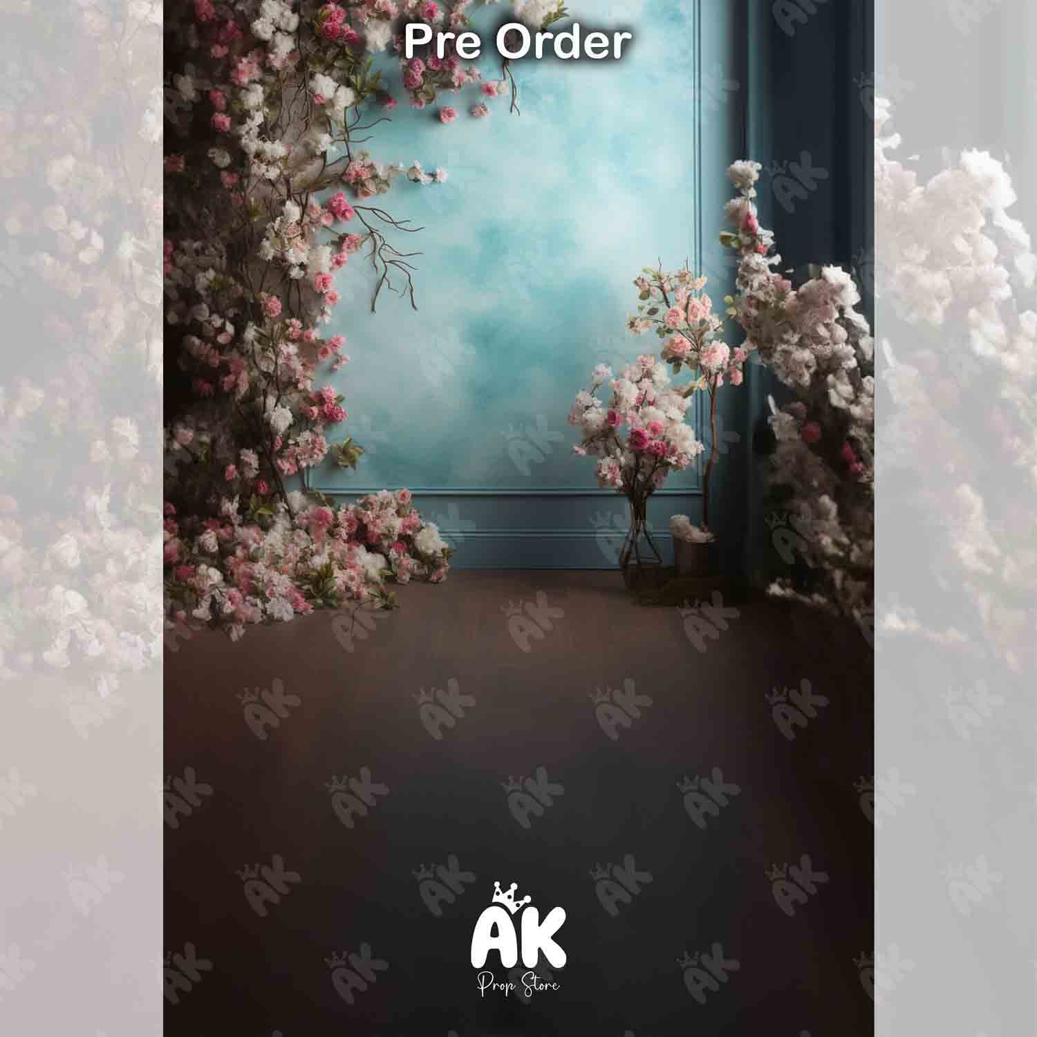 Cyan Floral (PRE-ORDER)