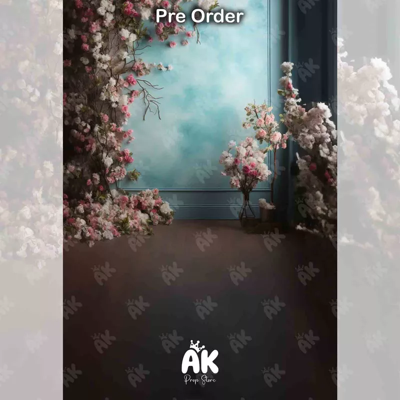 Cyan Floral (PRE-ORDER)