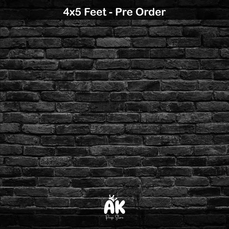 Dark Brick Wall - 4x5 Feet (PRE-ORDER)