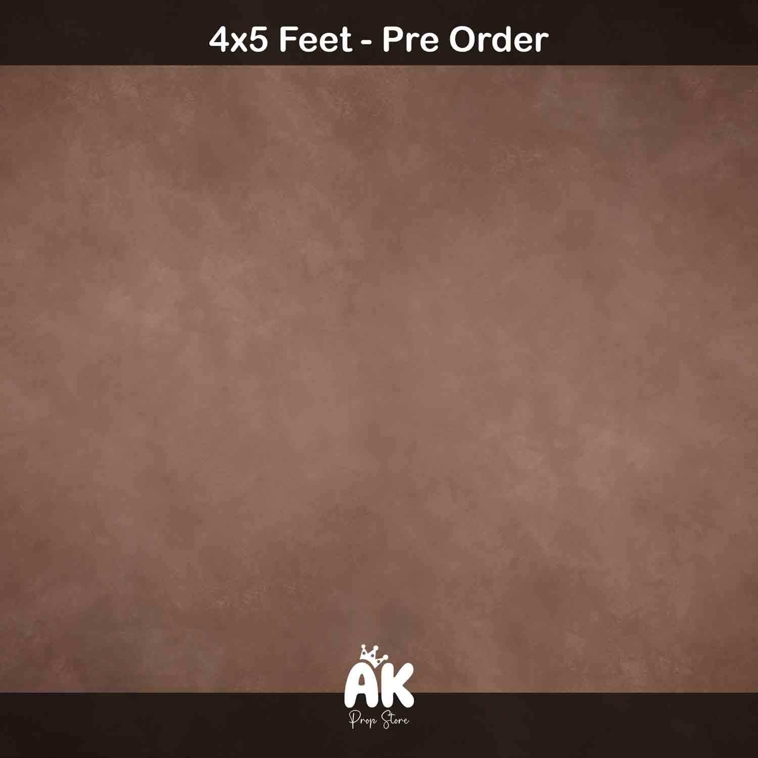 Latte Brown Textured - 4x5 Feet (PRE-ORDER)
