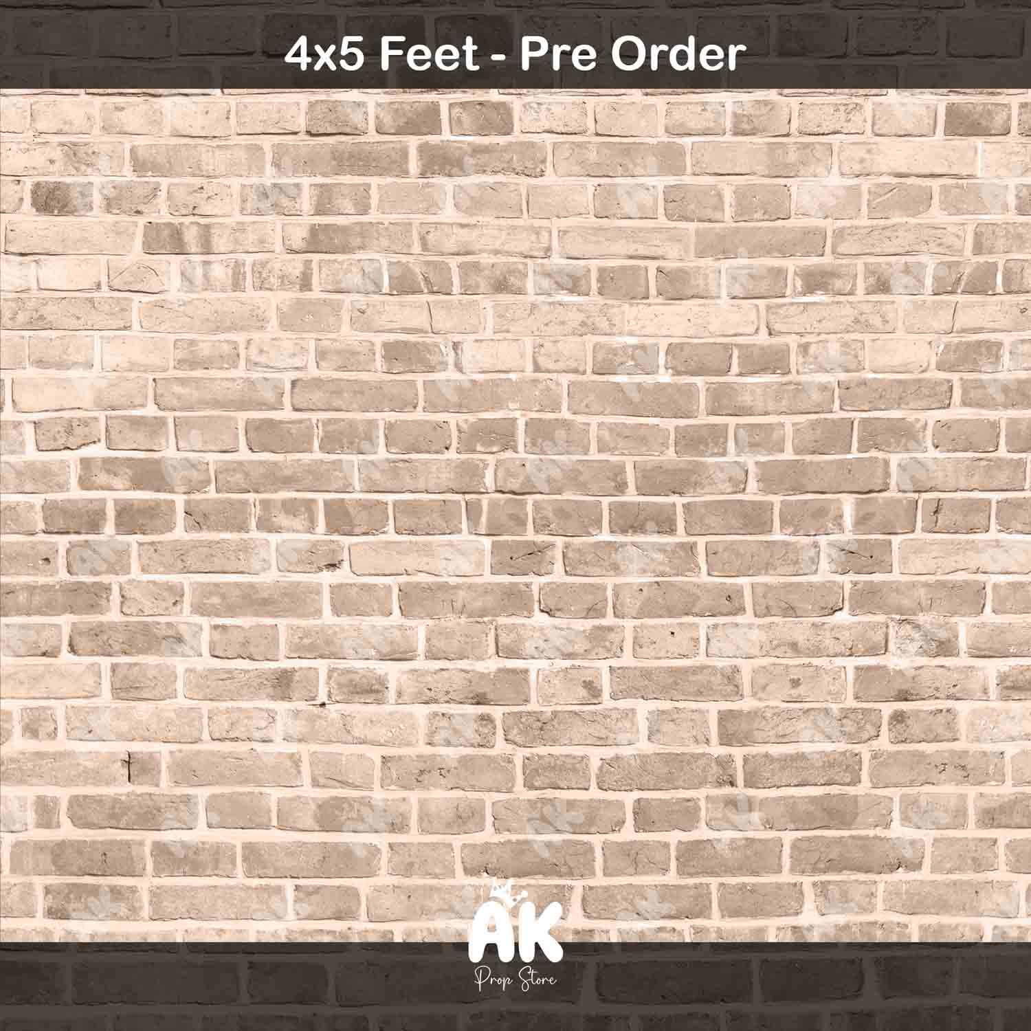 Light Brick Wall - 4x5 Feet (PRE-ORDER)