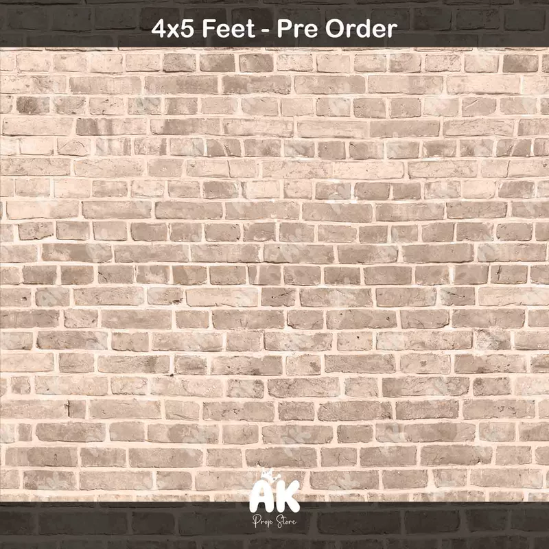 Light Brick Wall - 4x5 Feet (PRE-ORDER)