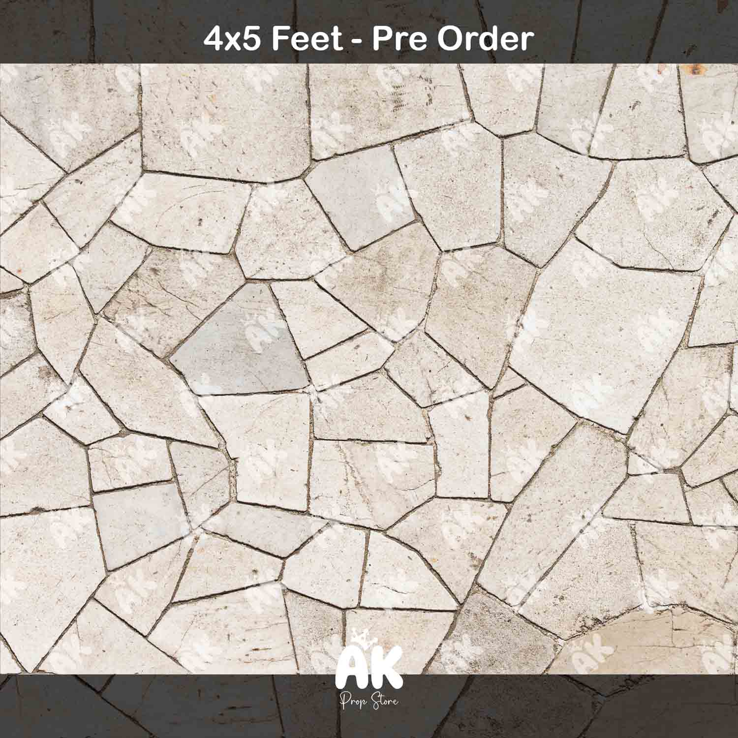 Light Stone Floor - 4x5 Feet (PRE-ORDER)