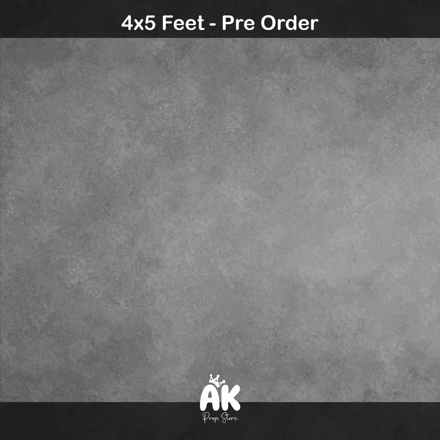 Neutral Gray Textured - 4x5 Feet (PRE-ORDER)