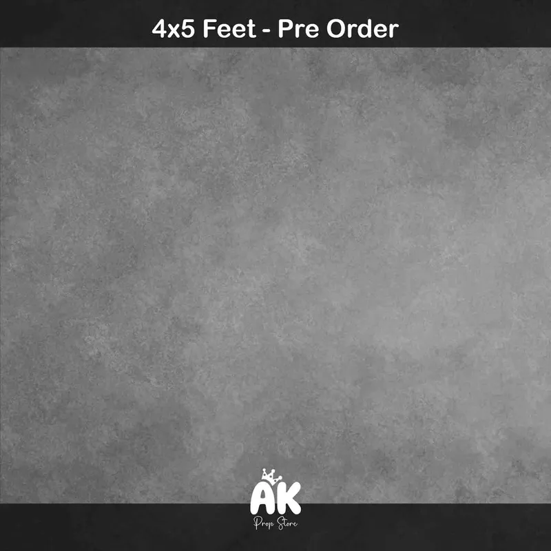 Neutral Gray Textured - 4x5 Feet (PRE-ORDER)